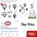 Parachute & Cloud Theme Cutter