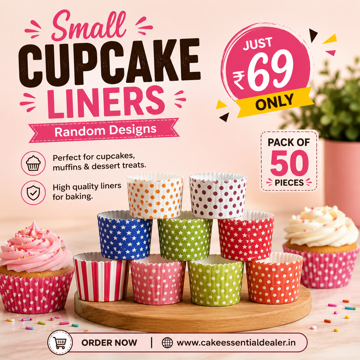 Small Cupcake Linner