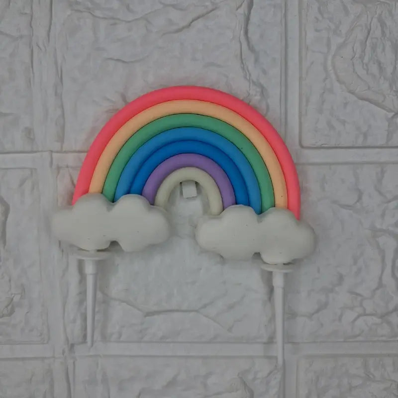 Rainbow Theme Silicone Topper