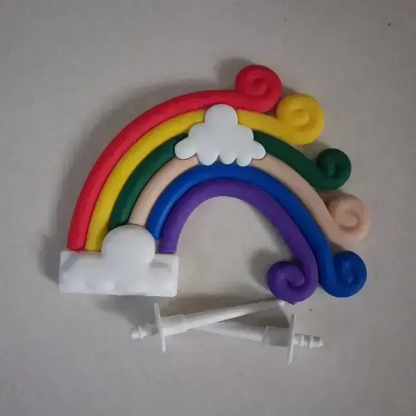 Rainbow Theme Silicone Topper