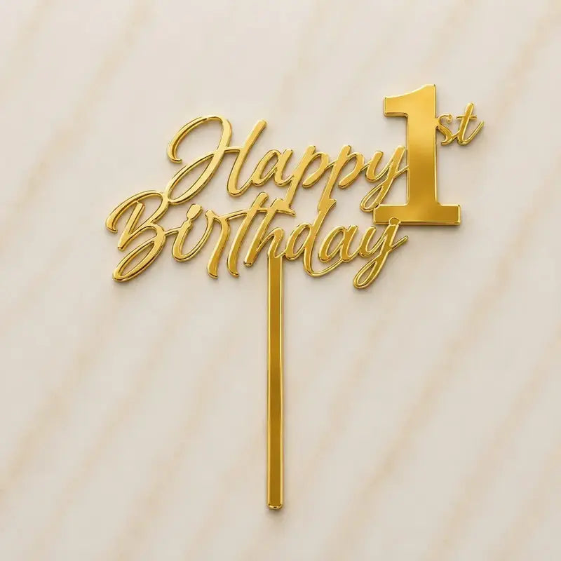 Happy 1st Birthday Topper