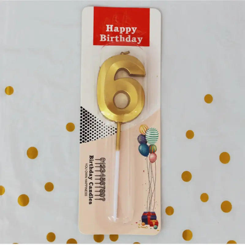 Number Candle Single Pcs ₹12/-