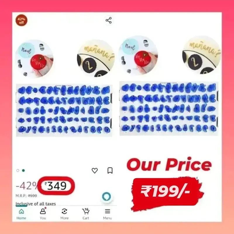 Alphabet Stamp(66pcs)