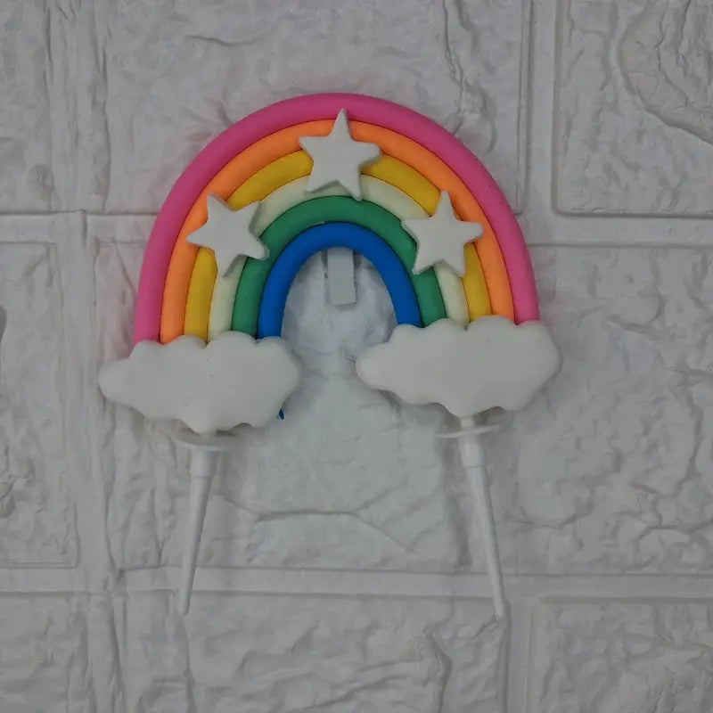 Rainbow Theme Silicone Topper