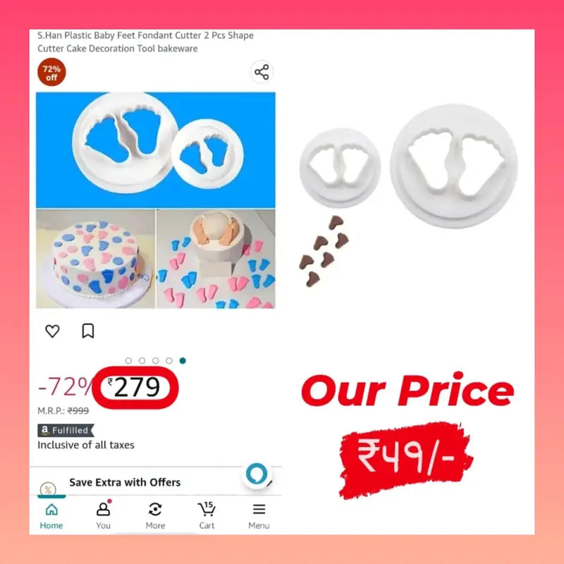 Baby Feet Cutter(2pcs)Set