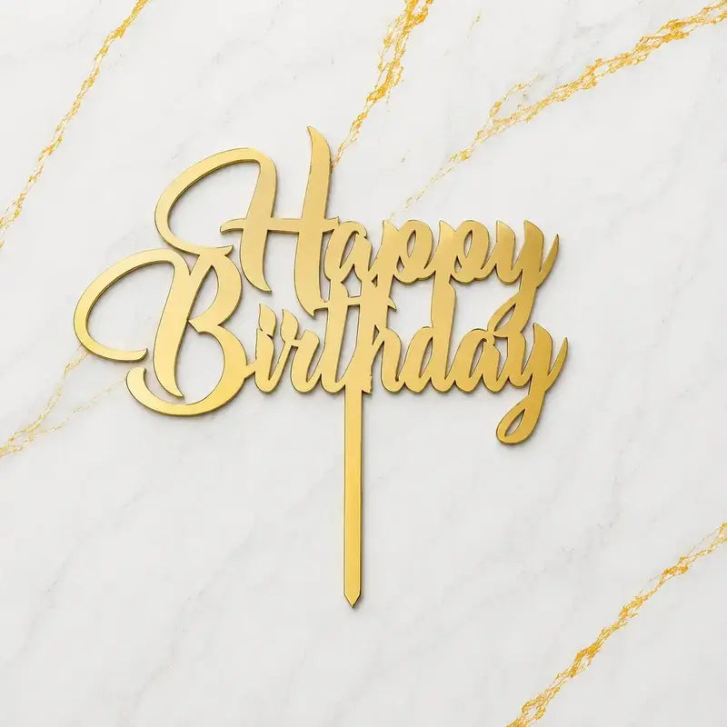 Premium Happy Birthday 5inch Topper