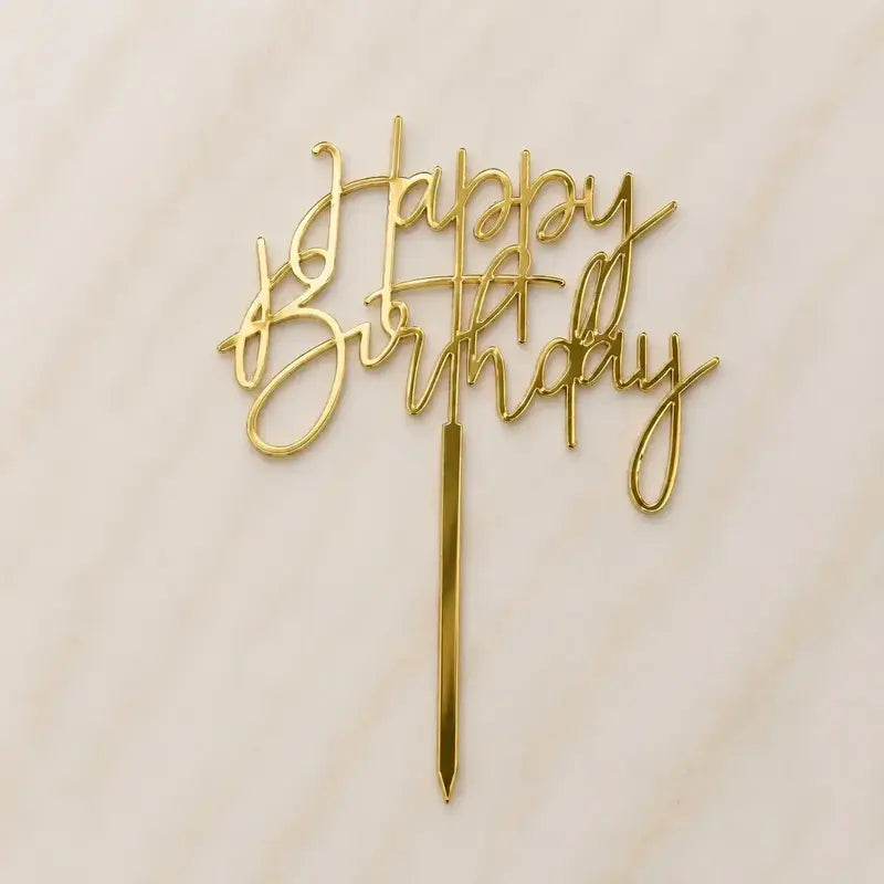 Premium Happy Birthday 5inch Topper