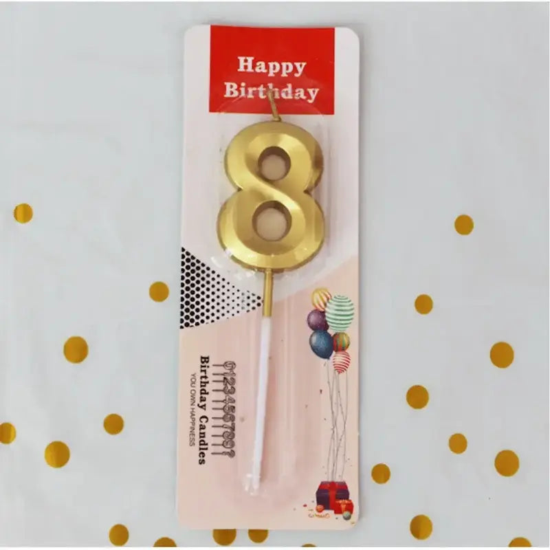 Number Candle Single Pcs ₹12/-