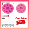 Rose Flower 9 in 1 Silicone Mould