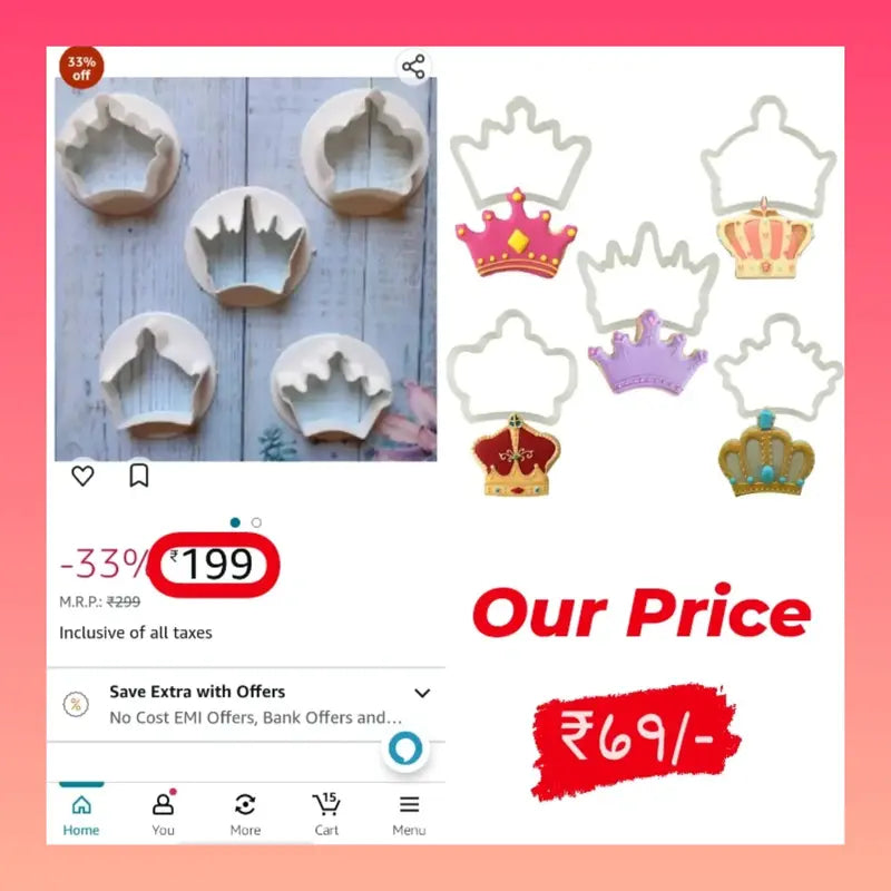 Crown Cutter Small(5pcs)Set