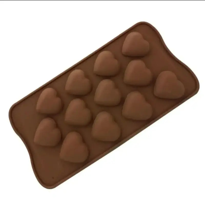 Semi Heart Chocolate Mould