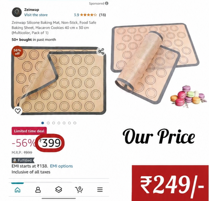 Macroon Sheet(15.6*11.6inch)