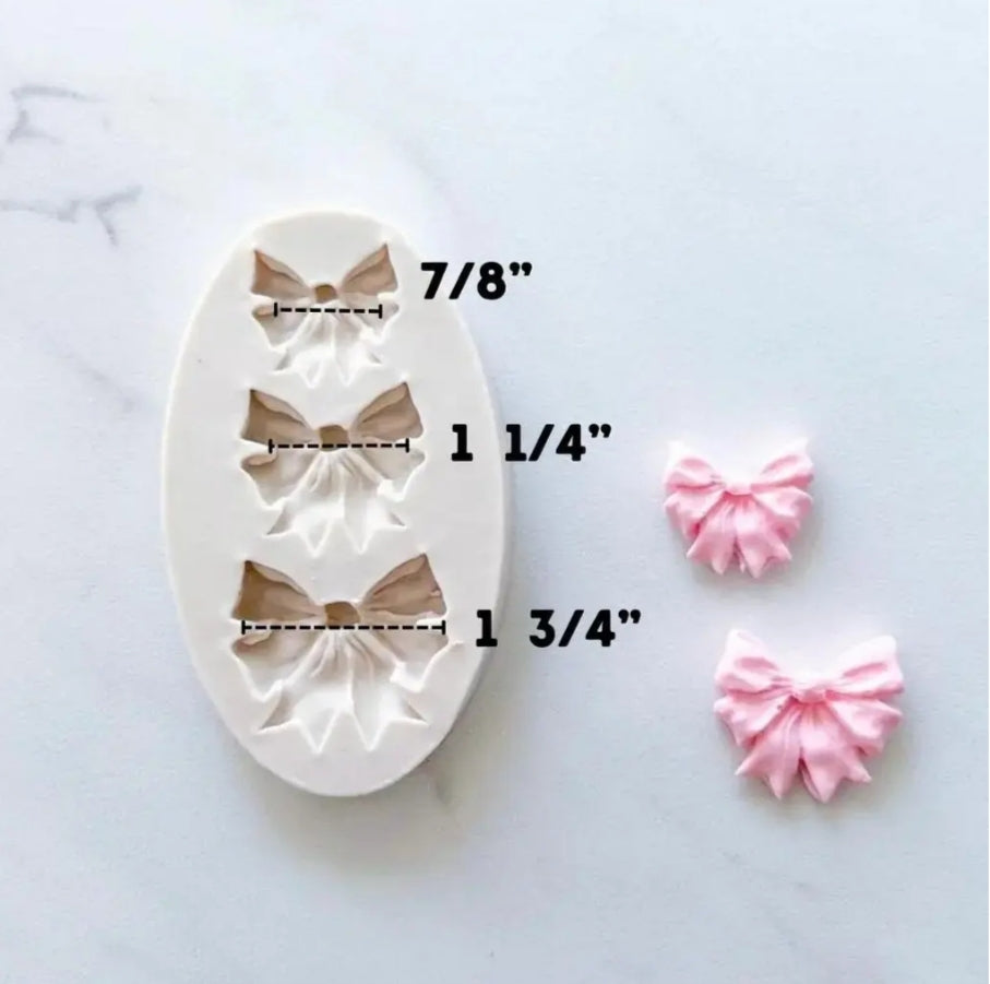 Bow 3 in 1 Silicone Mould