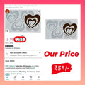 Double Heart Garnishing Sheet