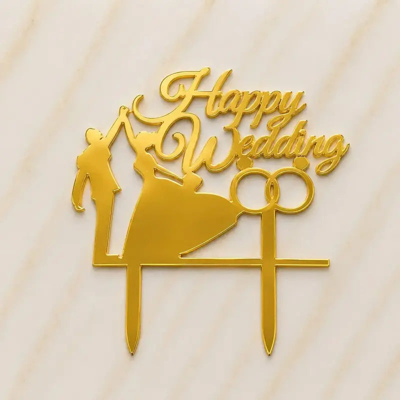 Happy Wedding Topper