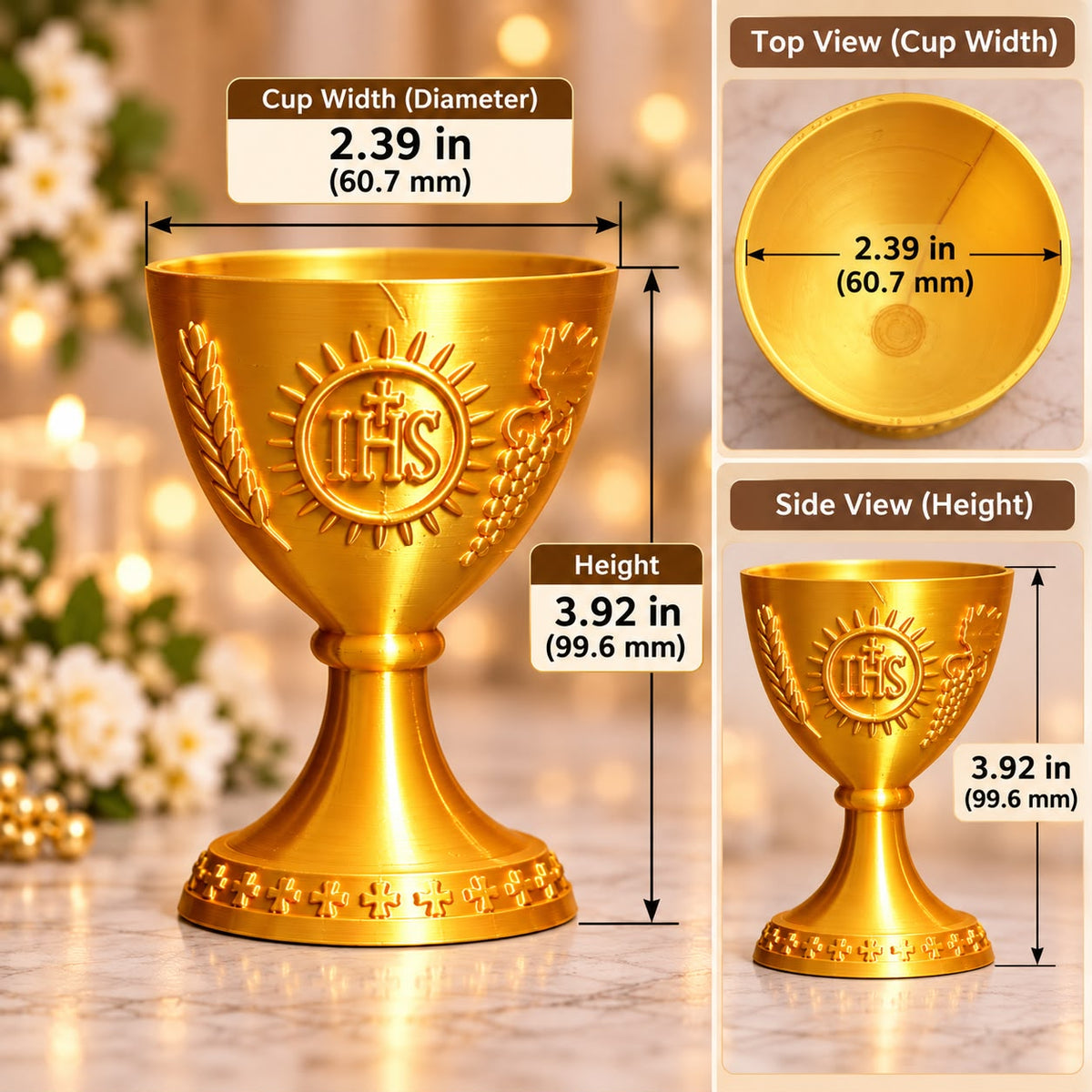 Holy Chalice Cup Topper