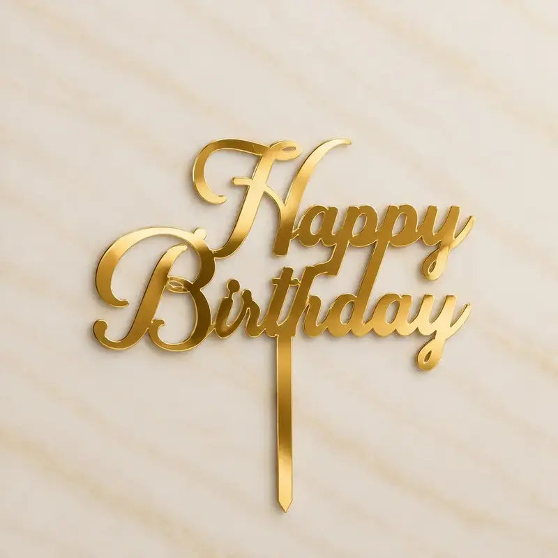 Premium Happy Birthday 5inch Topper