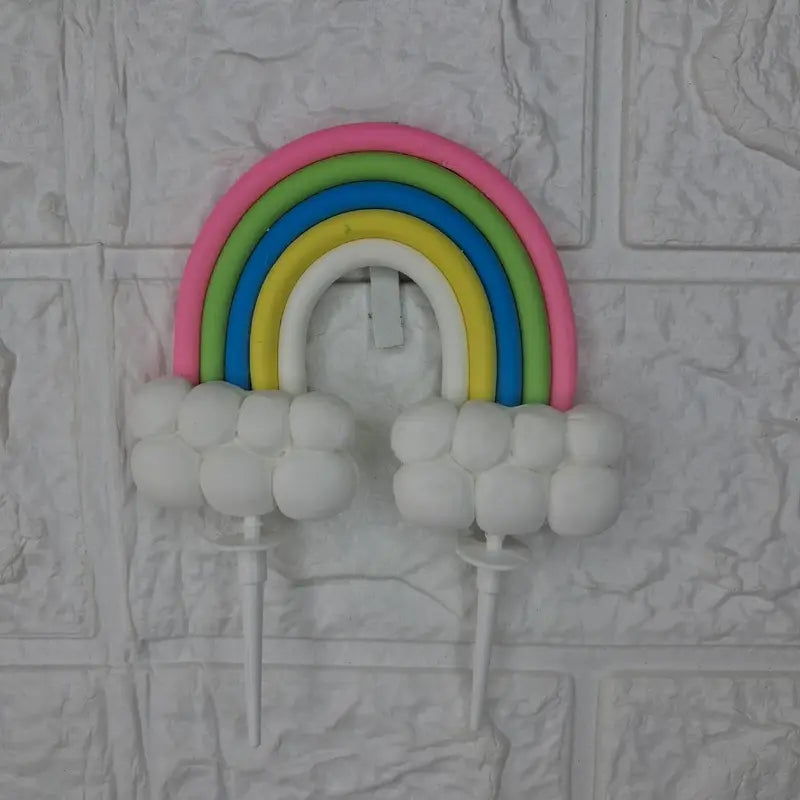 Rainbow Theme Silicone Topper