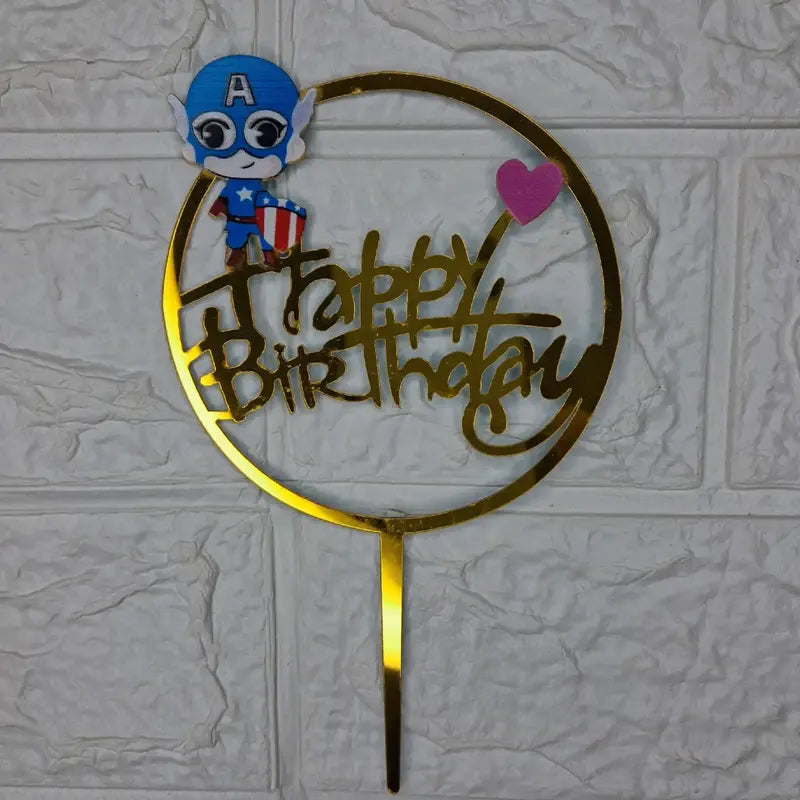 Happy Birthday Theme Topper