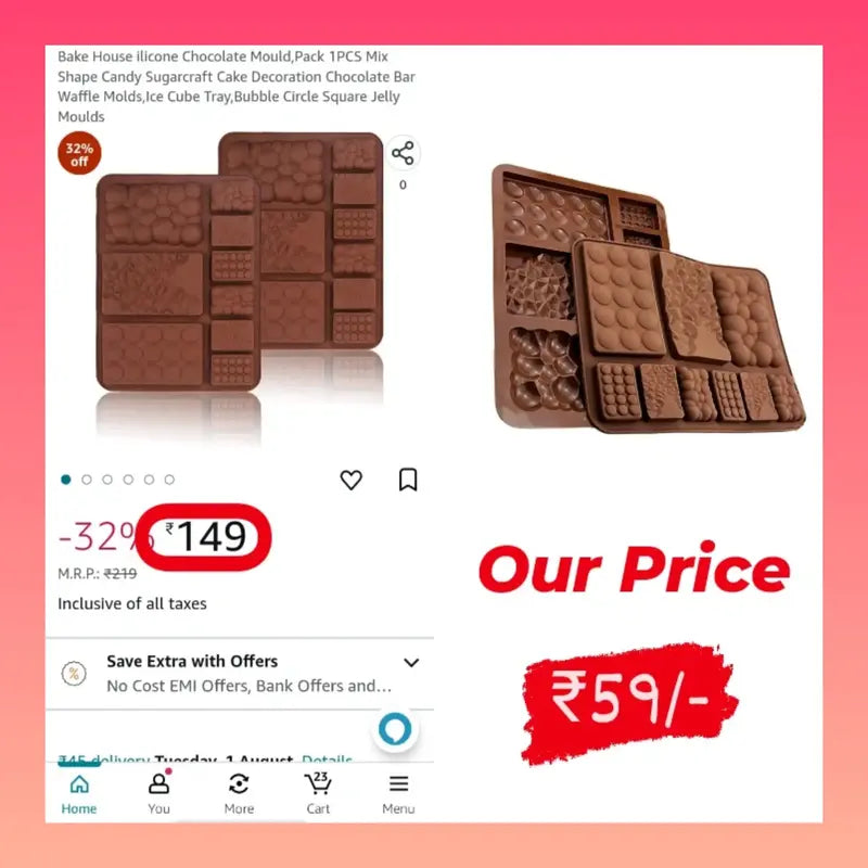 Chocolate Mould (9 Cavity)