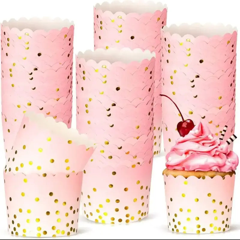 Metallic Cupcake Linear(50pcs)Set