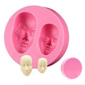 Women 2 Face Silicone Mould