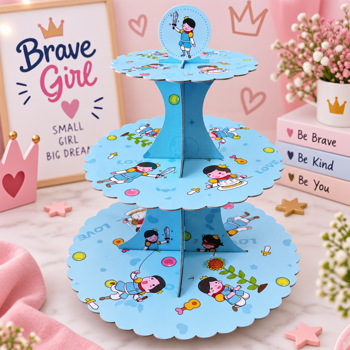 3 Tier Theme Cupcake Stand