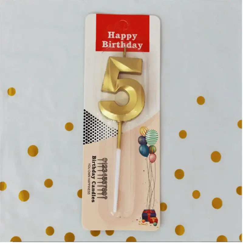 Number Candle Single Pcs ₹12/-