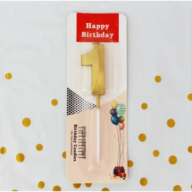 Number Candle Single Pcs ₹12/-