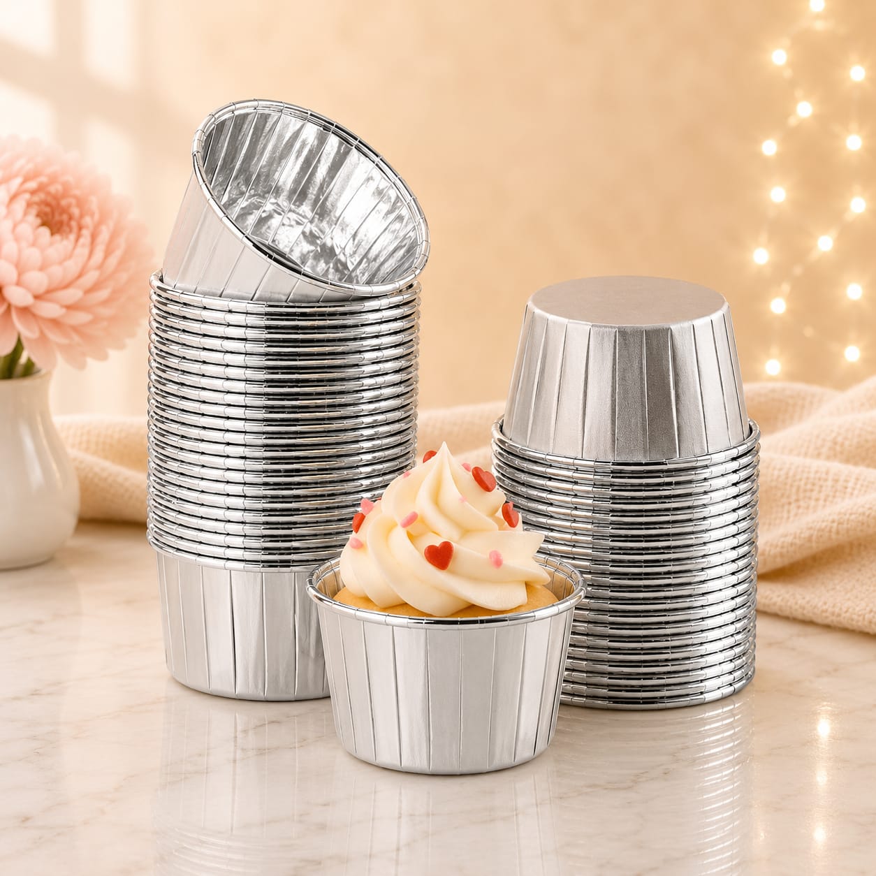 Premium Cupcake Liners  ₹3/- Each (MOQ: 5 Pcs)