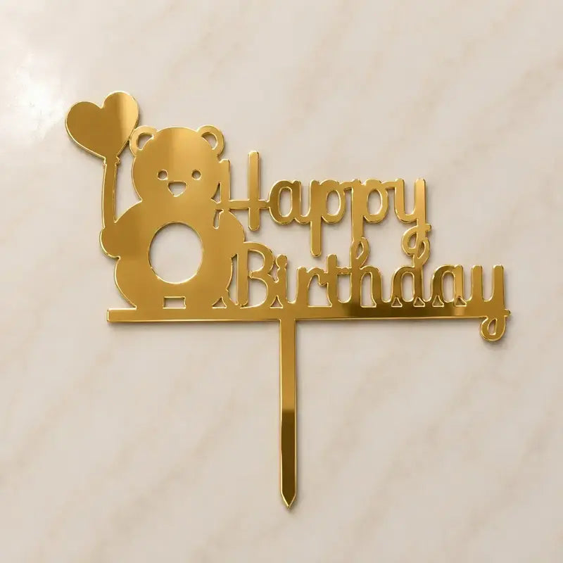 Premium Happy Birthday 5inch Topper