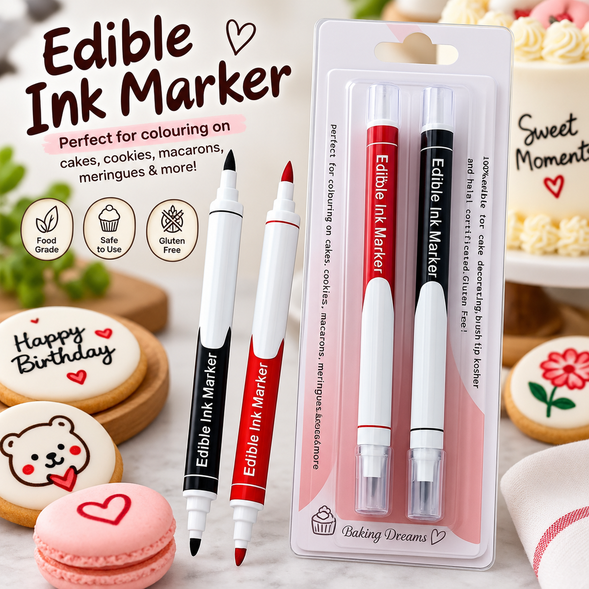 New 4 in 1 Edible pen