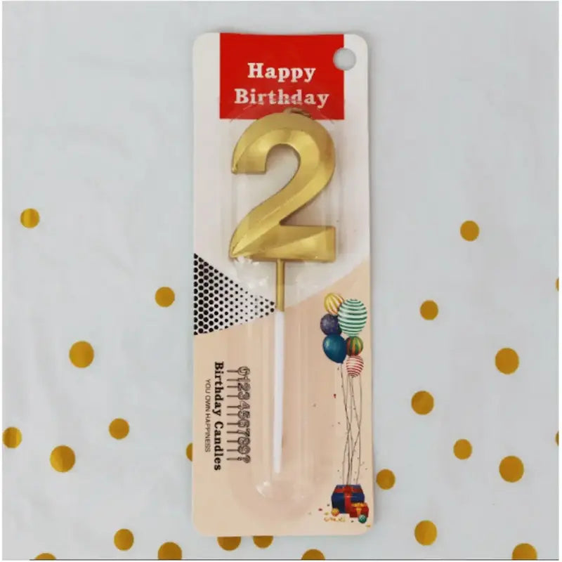 Number Candle Single Pcs ₹12/-