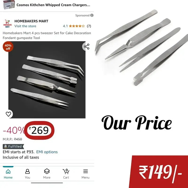 Tweezer(4pcs)Set