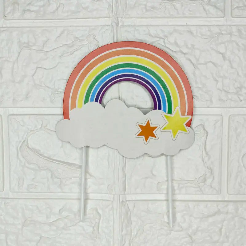 Rainbow Theme Topper