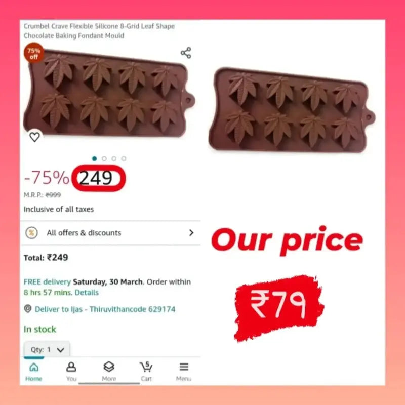 Leaf Chocolate Mould