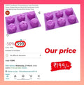 Flower Mould Big 6 Cavity