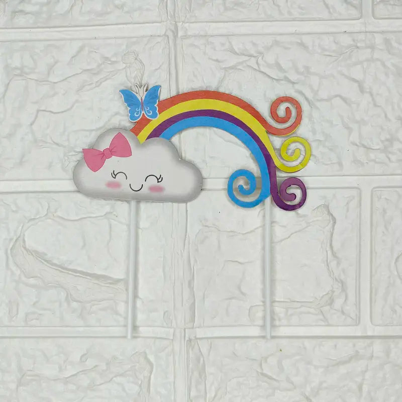 Rainbow Theme Topper