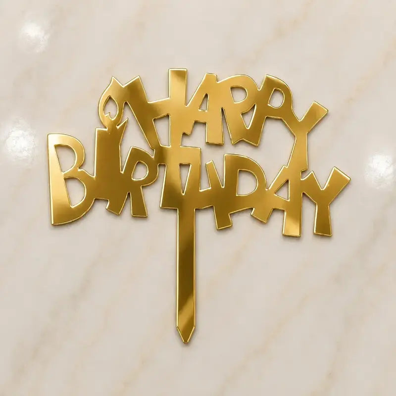 Premium Happy Birthday 5inch Topper