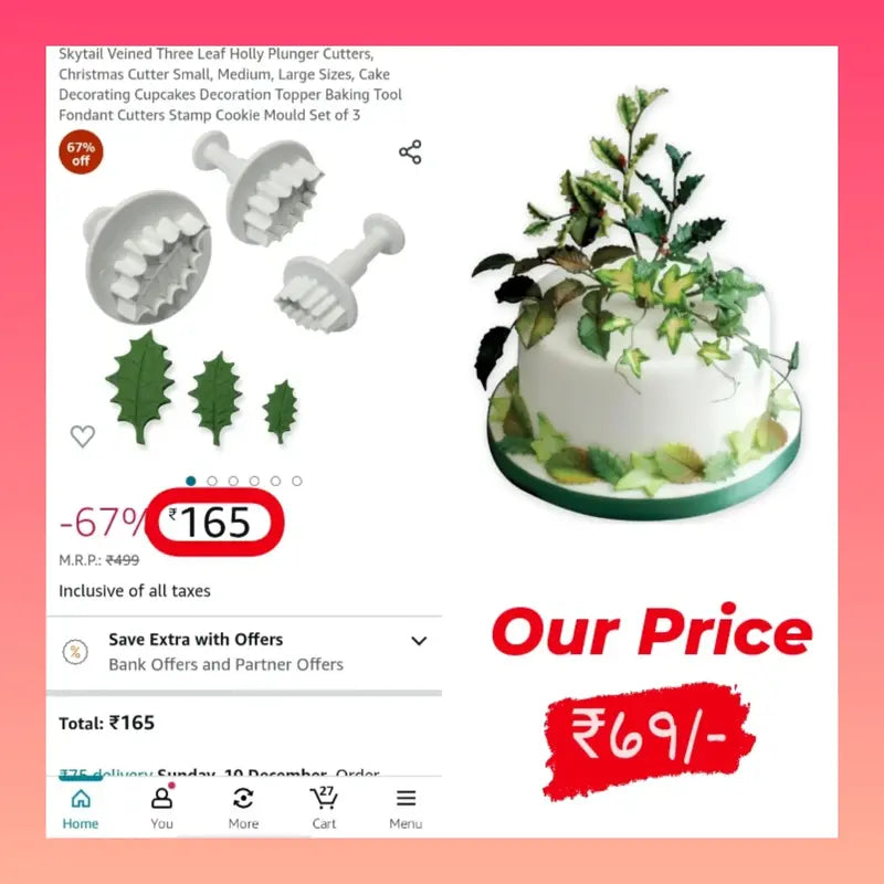 Leaf Cutter(3pcs)Set