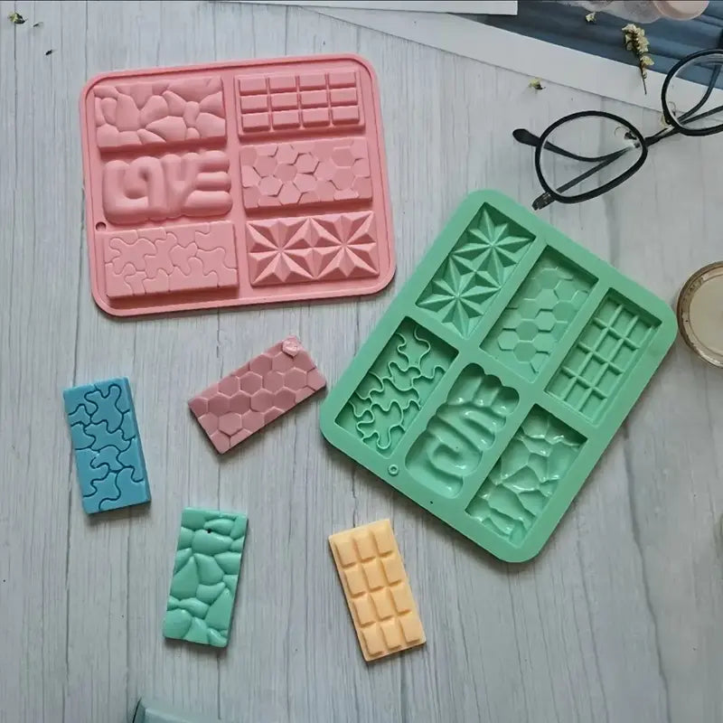 6 in 1 Bar Chocolate Mould