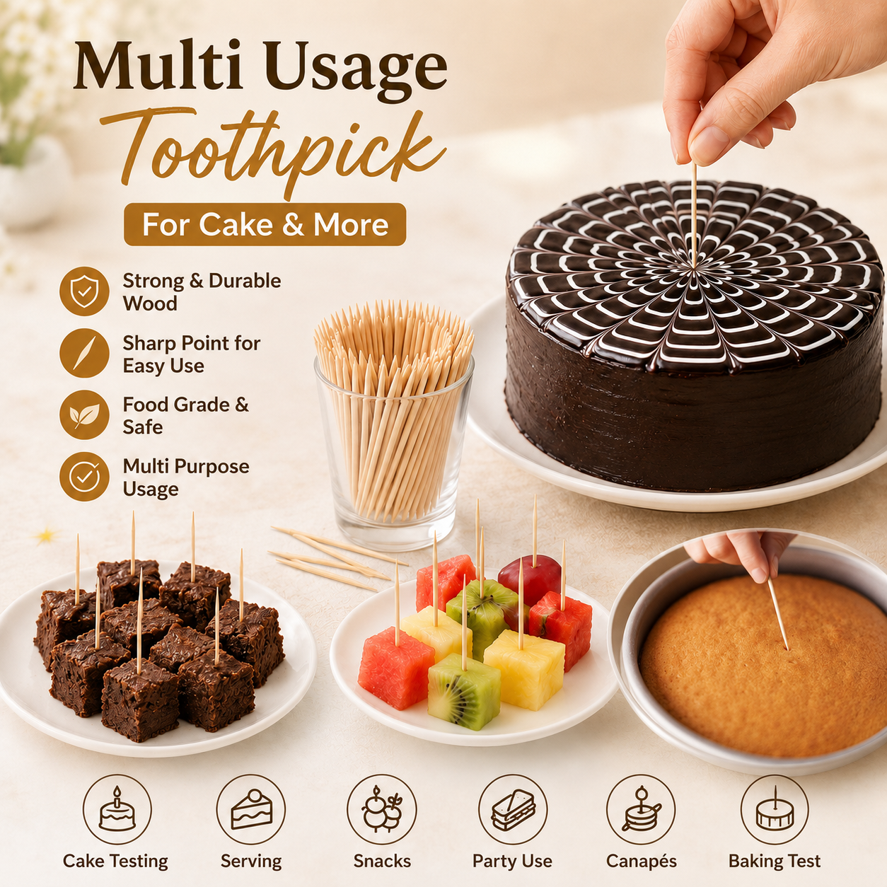 Toothpick for Cake