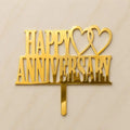 Premium Happy Anniversary 5inch Topper