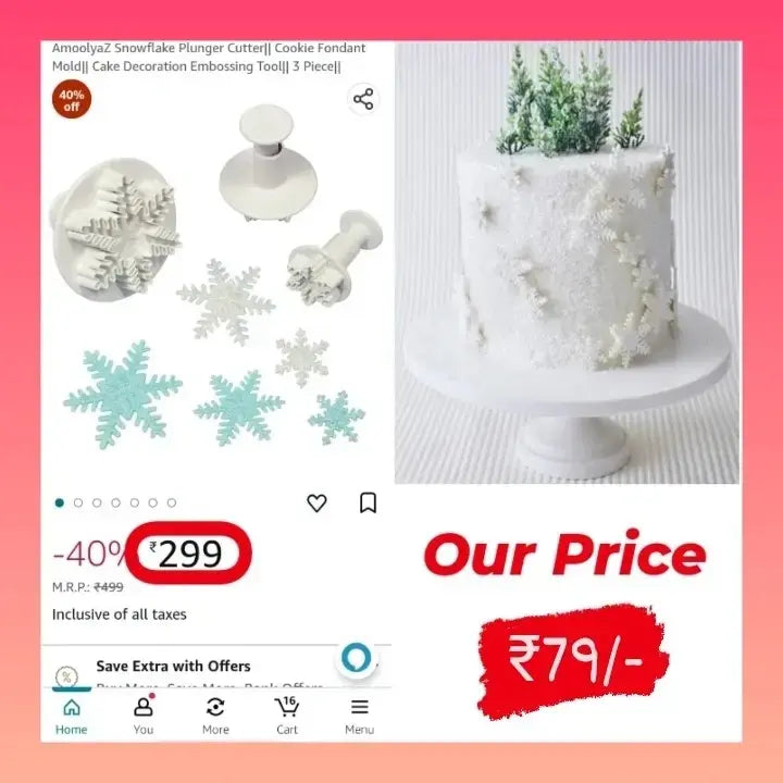 Snow Flakes Plunger