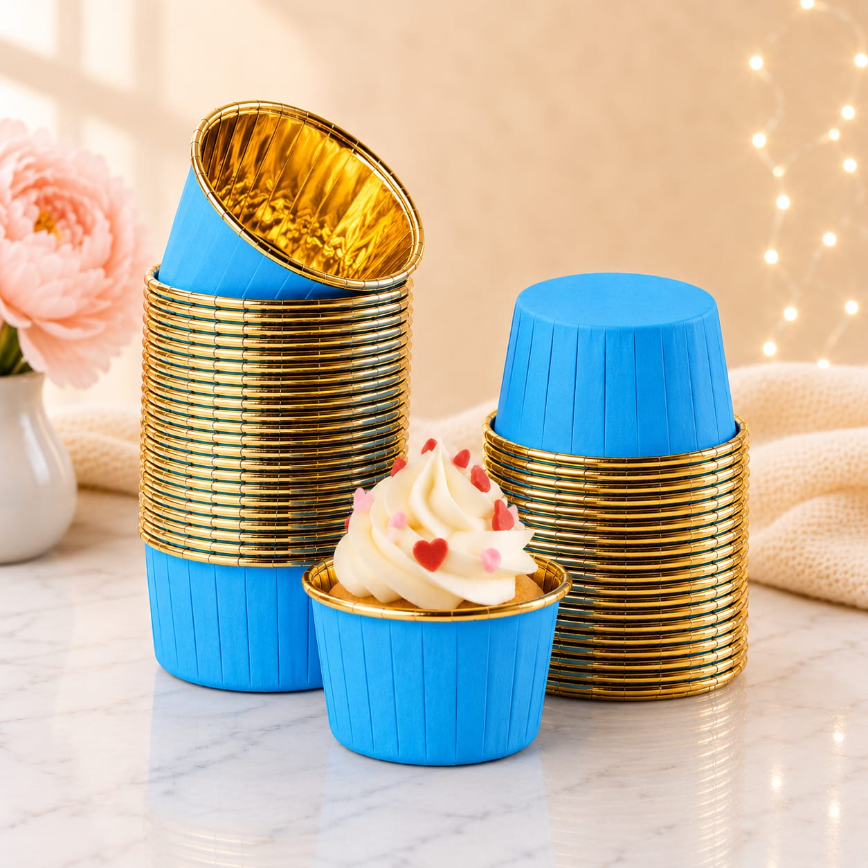 Premium Cupcake Liners  ₹3/- Each (MOQ: 5 Pcs)