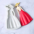 Girl with Hat Rearview Silicone Mould