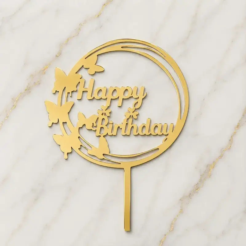 Premium Happy Birthday 5inch Topper