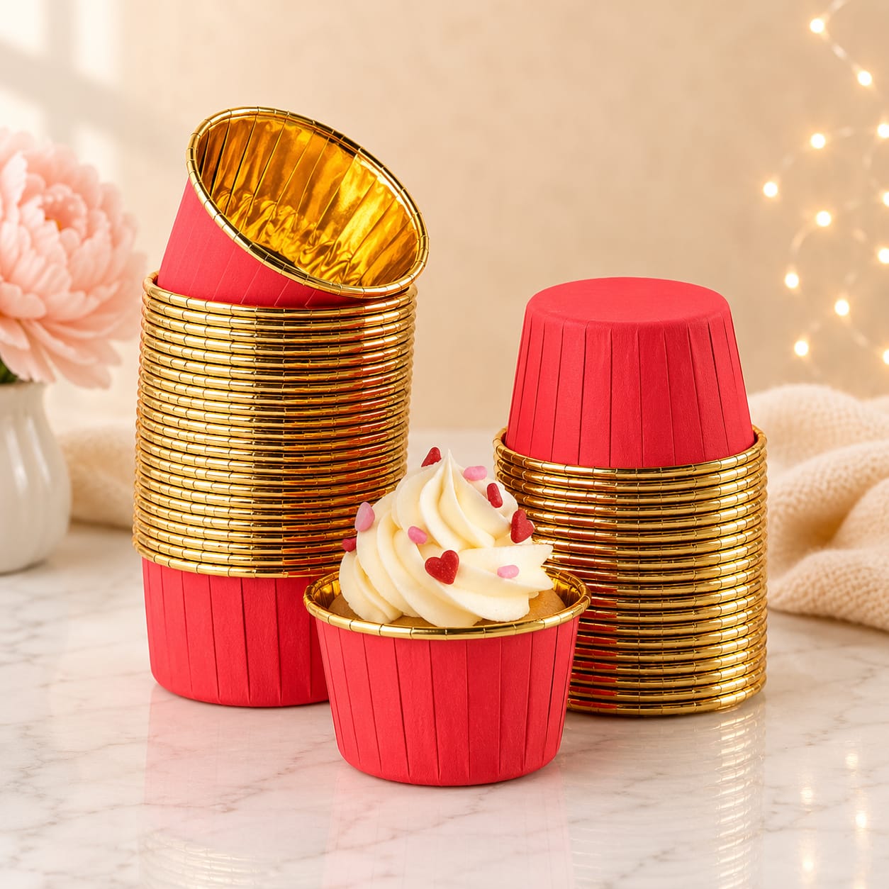 Premium Cupcake Liners  ₹3/- Each (MOQ: 5 Pcs)