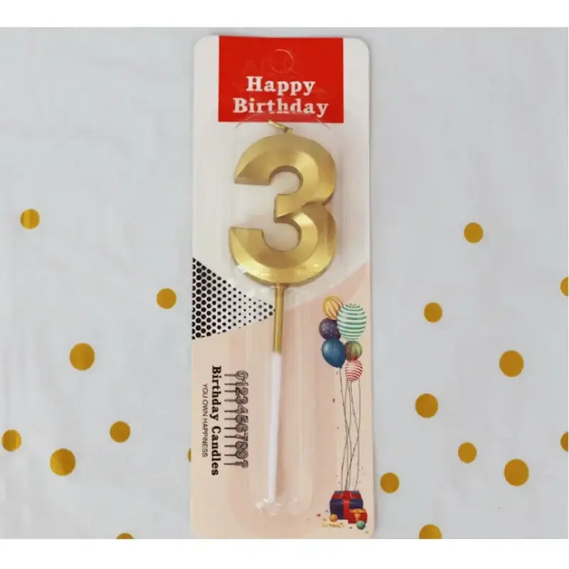 Number Candle Single Pcs ₹12/-