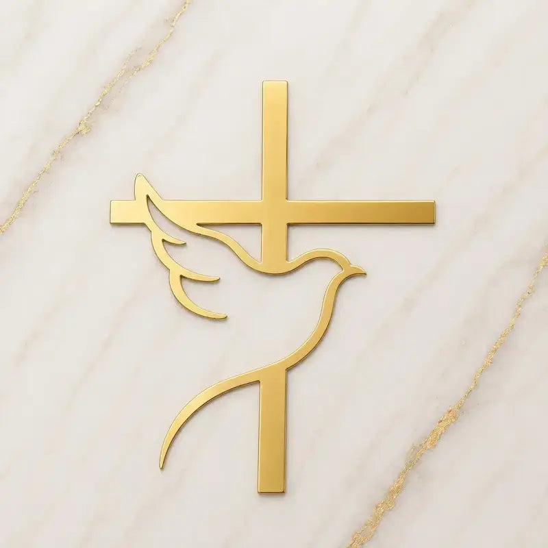 Cross Dove Topper 5inch
